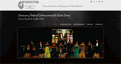 Desktop Screenshot of concursocantotrujillo.com